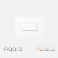Aqara H2智能開關雙鍵-橫版 Aqara 智能橫版開關 H2 雙鍵 (1個迴路+1個無線按鍵) - 國際版